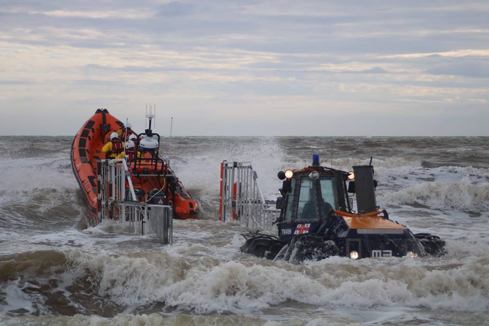 Launching lifeboat